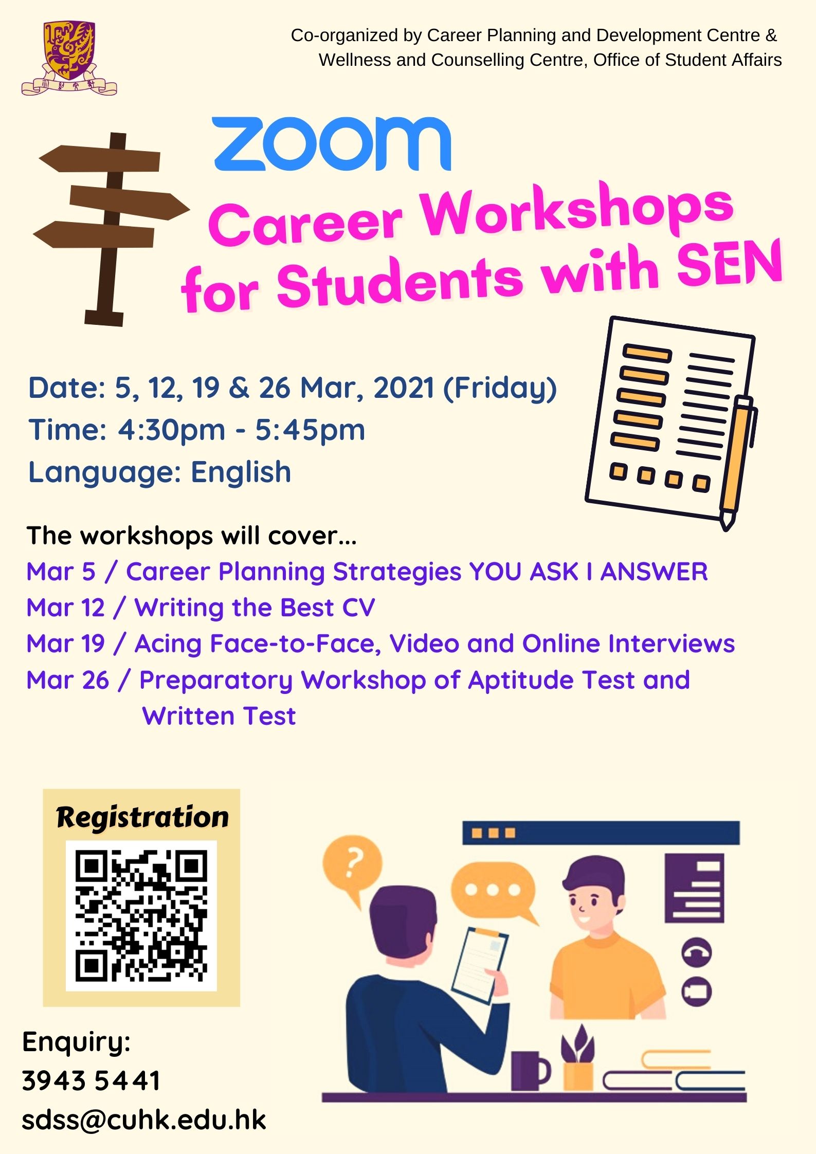 Career Workshops for students with SEN new